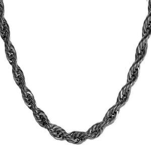 black rope chain